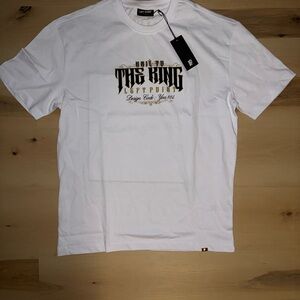 Left Point The King White Tee